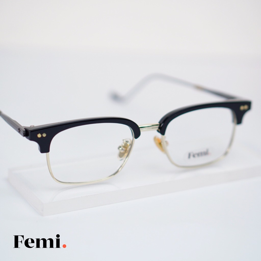 Gọng kính kim loại Femi KAL chính hãng mắt kính chống tia UV | BigBuy360 - bigbuy360.vn