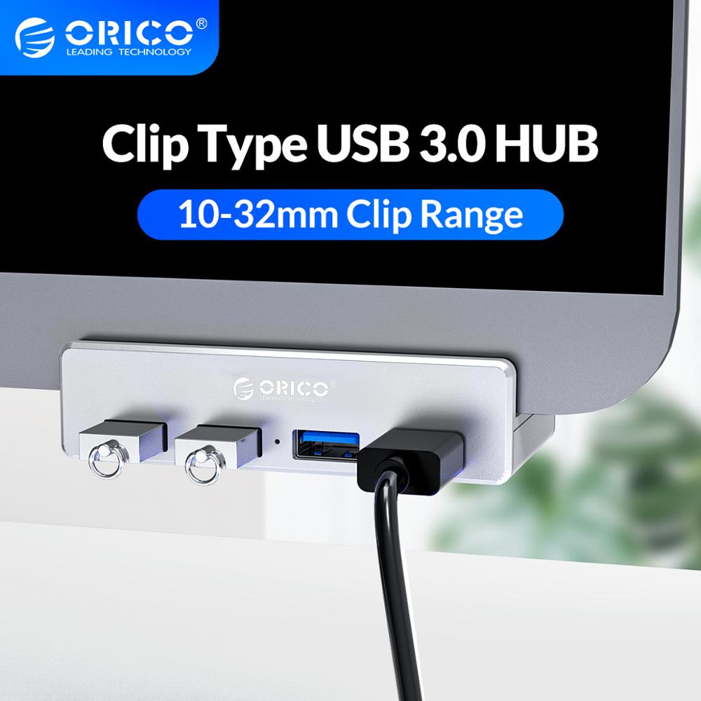 Bộ Hub ORICO MH4PU 4 Cổng USB 3.0 Tốc Độ Cao Thiết Kế Dạng Kẹp