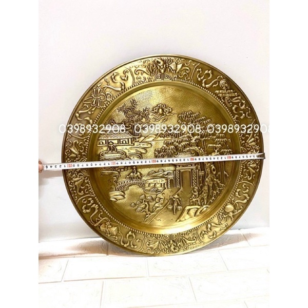 MÂM ĐỒNG QUÊ KÍCH THƯỚC 53 cm. CHẤT LIỆU BẰNG ĐỒNG 100%