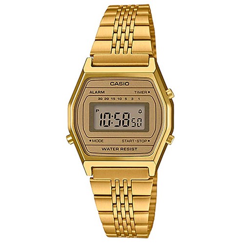Đồng hồ Nữ Casio điện tử dây kim loại thời trang LA690 - Chính hãng Anh Khuê