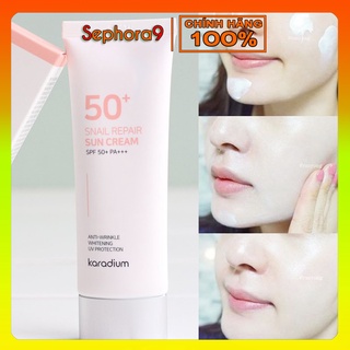 Kem chống nắng siêu hot siêu thích Karadium Sun Snail Repair Suncream Spf50+ PA+++ kcn