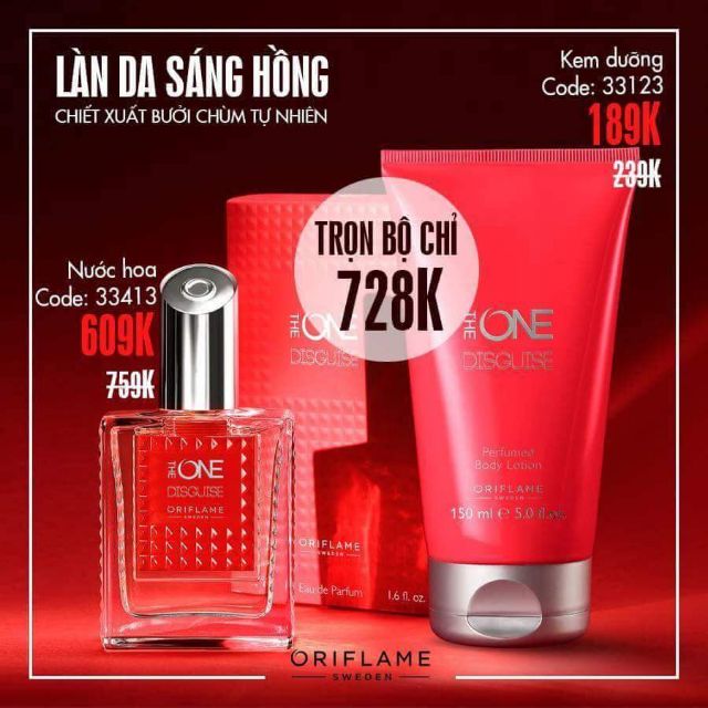 Trọn bộ Nước hoa và kem dưỡng