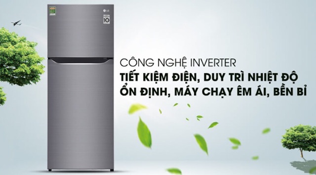 Tủ lạnh LG Inverter 187 lít GN-L205S (Miễn phí giao tại HCM-ngoài tỉnh liên hệ shop)