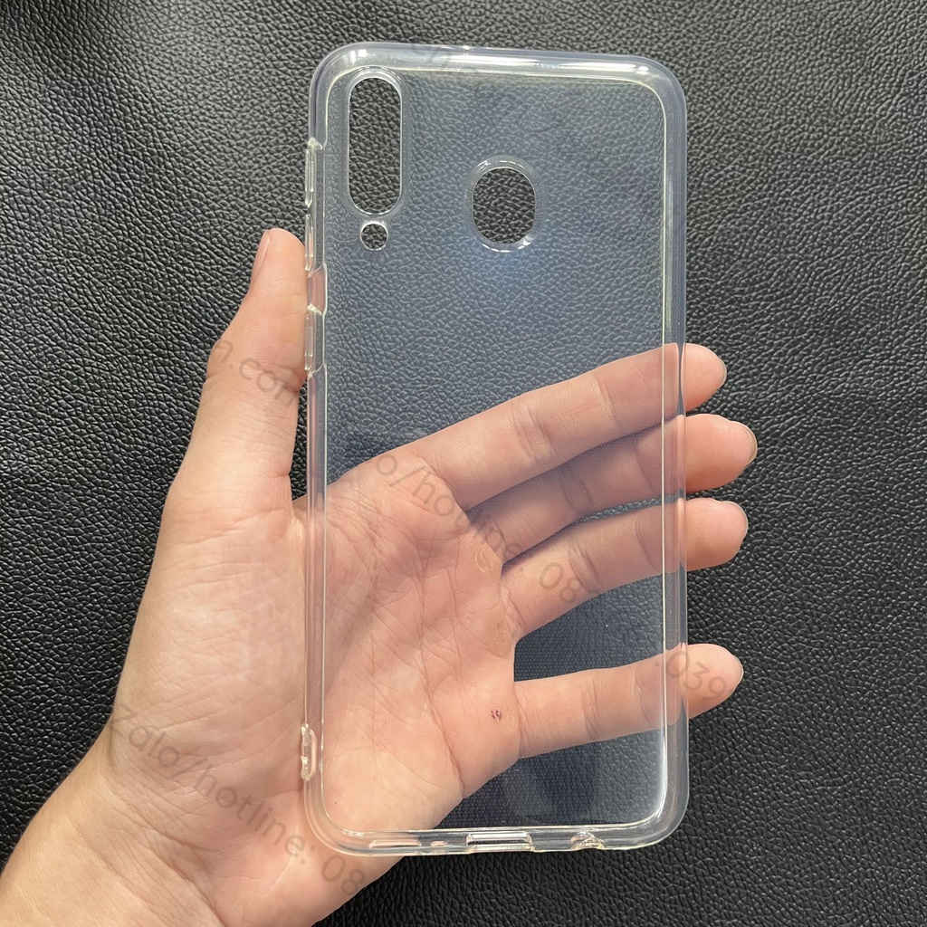 (Có video) Ốp lưng dẻo trong suốt Samsung Galaxy M30 cao cấp
