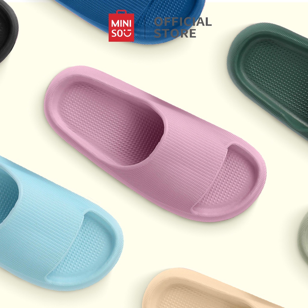 Dép đi trong nhà tắm Miniso chống trượt siêu nhẹ nhiều size nhiều màu sắc lựa chọn dép trong dép unisex