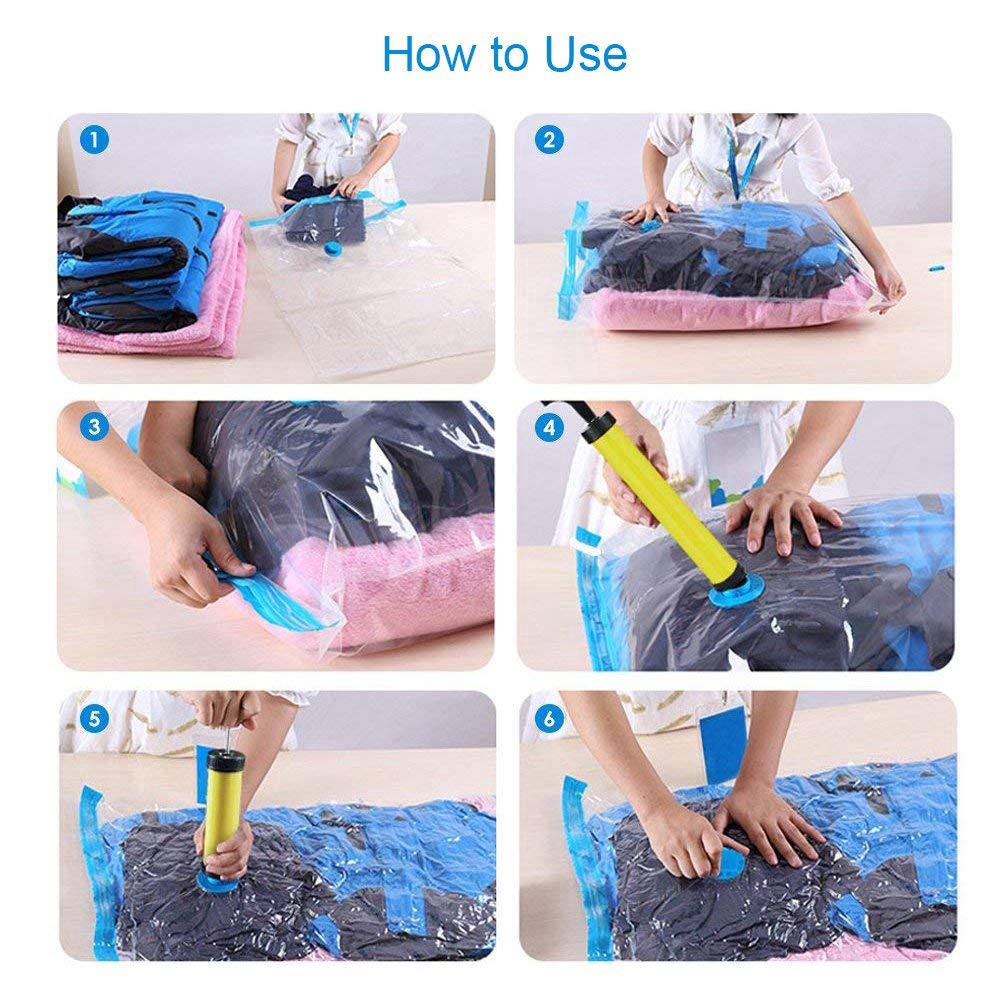 Túi Hút Chân Không / Trong Suốt Đựng Đồ Tiết Kiệm Không Gian Tiện Dụng