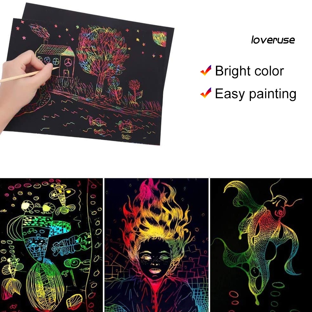 Sách Tô Màu Graffiti Thủ Công DIY Sáng Tạo Cho Trẻ