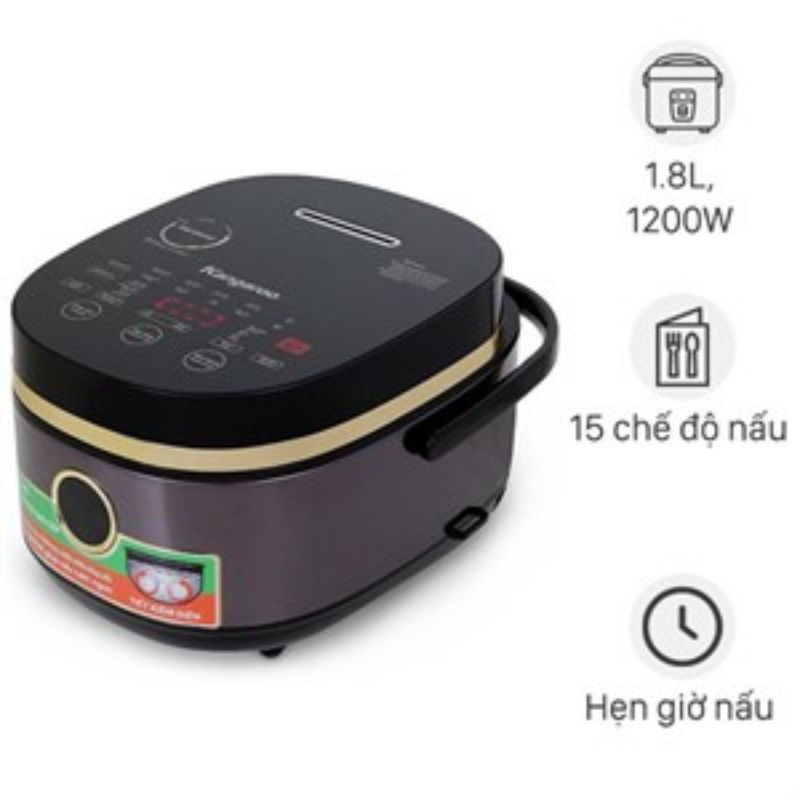 Nồi cơm điện cao tần Kangaroo 1.8 lít KG599N
