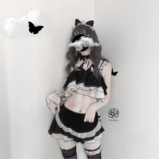 Bộ cosplay mèo kèm phụ kiện - Mã C107