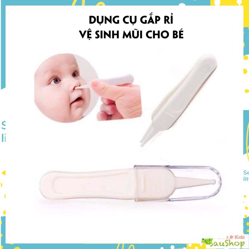 Gắp rỉ mũi cho bé, vệ sinh mũi, dụng cụ vệ sinh mũi cho bé