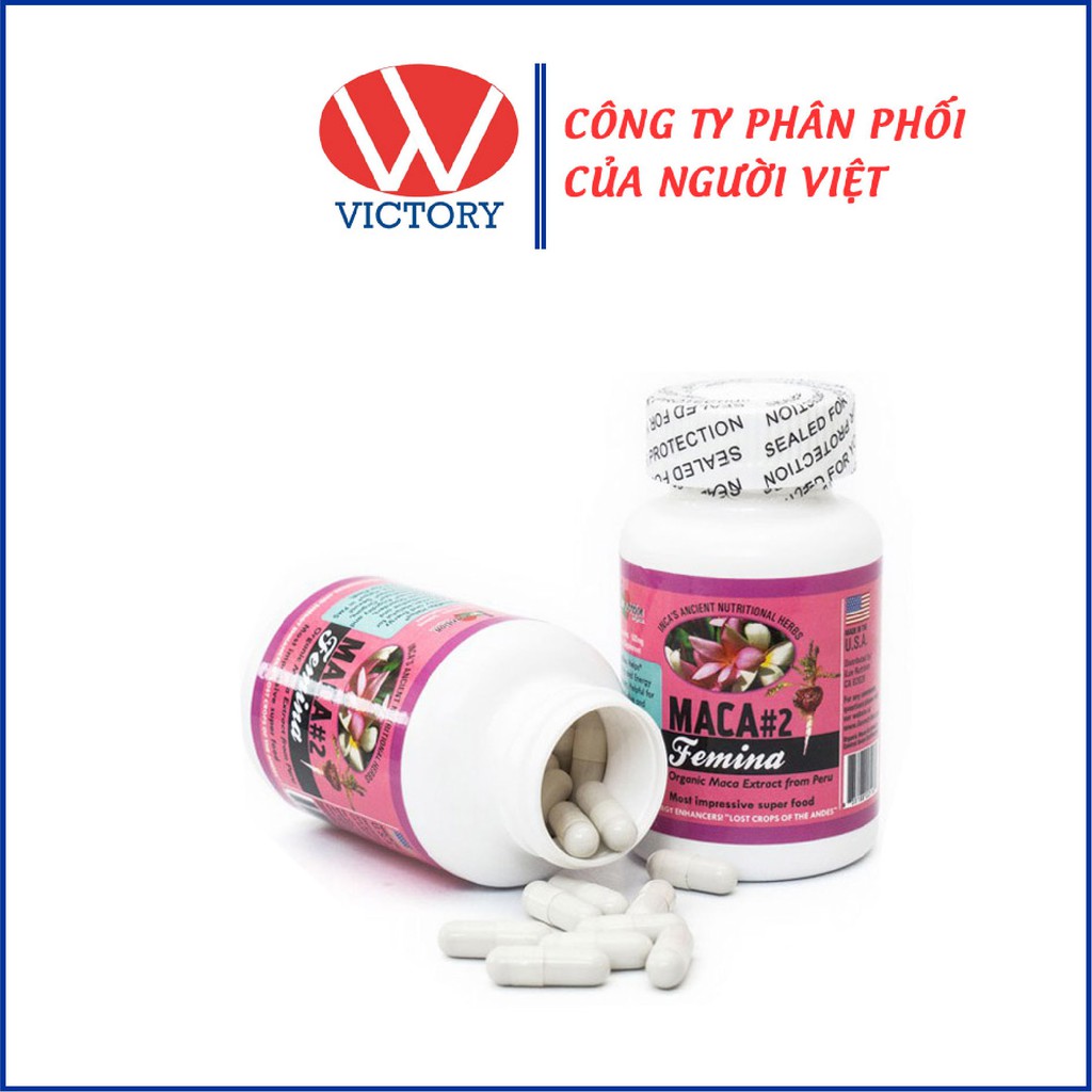 VIÊN UỐNG MACA#2 FEMINA - HỖ TRỢ TĂNG CƯỜNG SINH LÝ NỮ