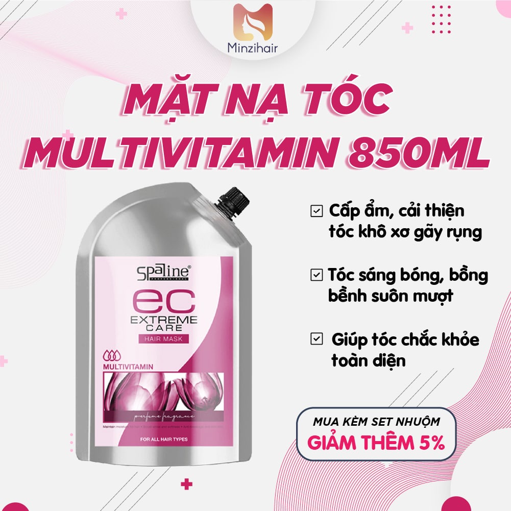 Mặt nạ chăm sóc tóc Multivitamin 850ML - Minzihair