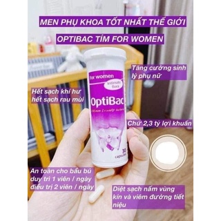 Viên Optibac tím loại 30 và 90v