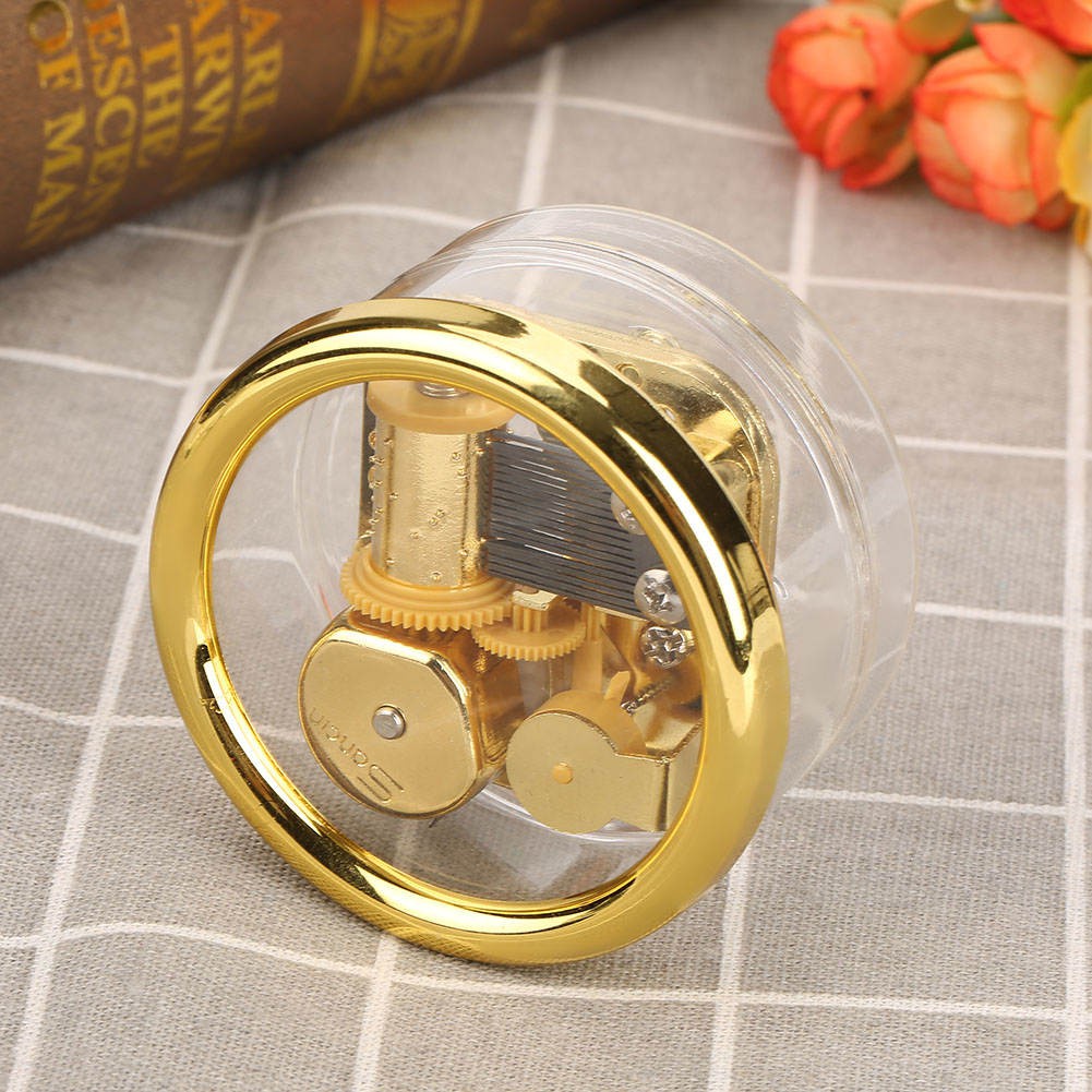 Hộp nhạc lên dây cót nhiều màu bắt mắt êm tai cho bé