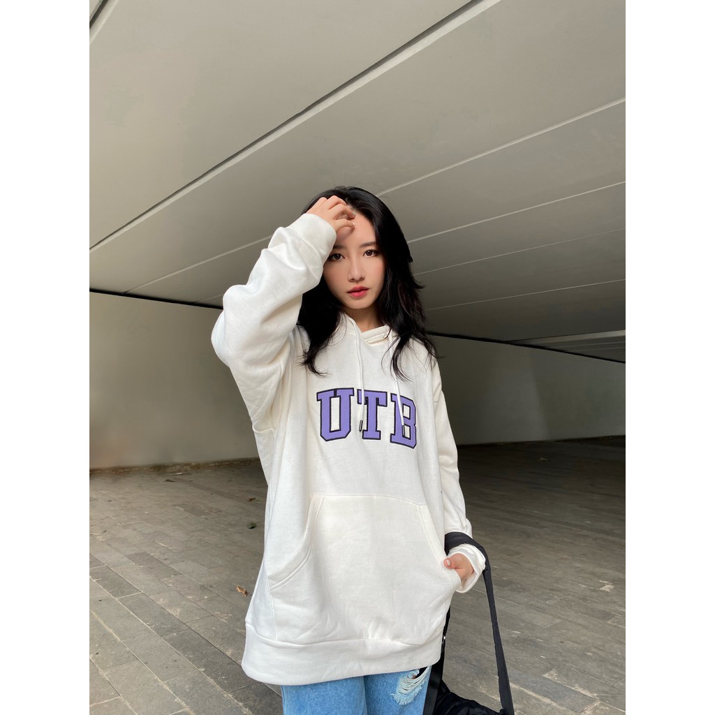 Usthebasic - Áo mũ trùm đầu UTB Classic Logo Oversized Hoodie | BigBuy360 - bigbuy360.vn