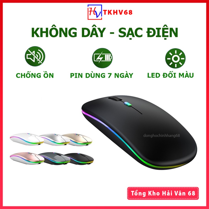 Chuột Máy Tính Không Dây Bluetooth A2 Pro Dùng Pin Sạc, Click Không Gây Tiếng Ồn, Chuot Khong Day Hàng Cao Cấp
