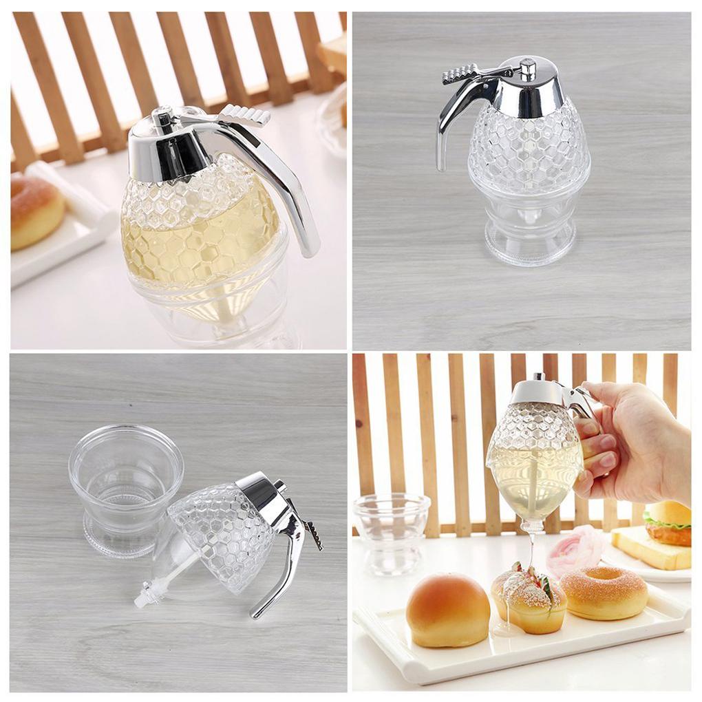 Bình Đựng Mật Ong / Nước Ép Bằng Acrylic Tiện Dụng Cho Nhà Hàng