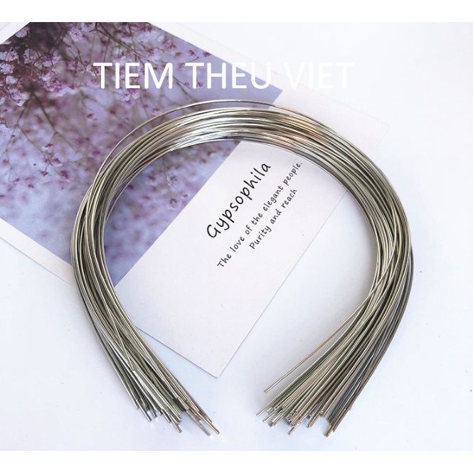Xương Bờm Xỏ Ngọc 1mm Tiệm Thêu Việt Phụ Kiện Handmade