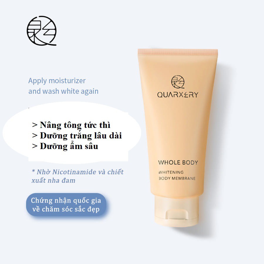 Sữa Dưỡng Thể Trắng Da Dưỡng Ẩm QUARXERY Niacinamide Whitening Body Lotion 120ml - Kem Dưỡng Toàn Thân | BigBuy360 - bigbuy360.vn