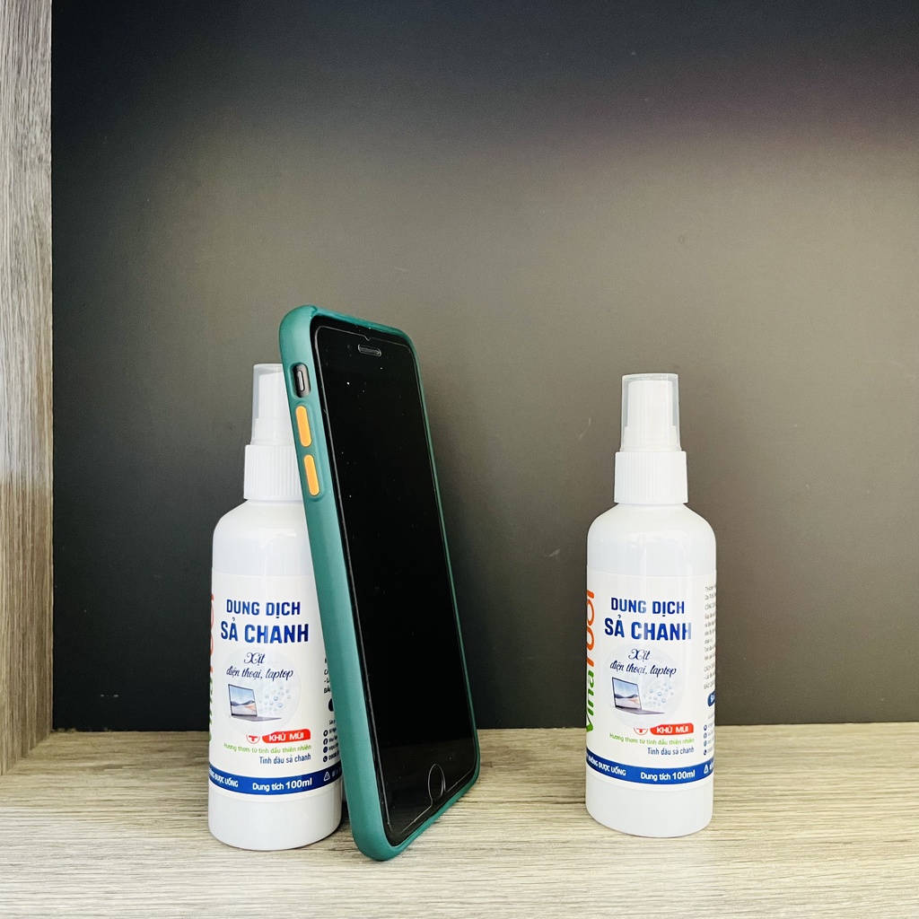 Xịt khử mùi, tinh dầu xịt khử mùi chanh sả xịt thơm khử mùi phòng lạnh - Vina Tươi - 100ml