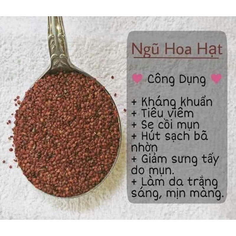 Hạt ngũ hoa( đình lịch) handmade 100g