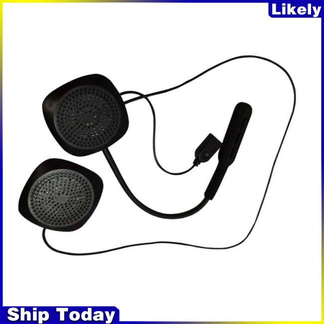 Bộ Tai Nghe Bluetooth Không Dây Gắn Mũ Bảo Hiểm Chuyên Dụng Khi Lái Xe Mô Tô