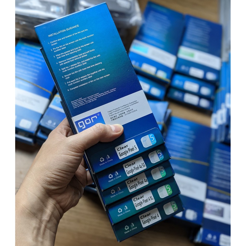 (GOR) Bộ 5 ppf film dán màn hình siêu siêu mỏng 0.15mm Google Pixel 7 / 6 / 5a / 5 / 4a 5g / 4 XL / 3 XL / 3 / 3a XL