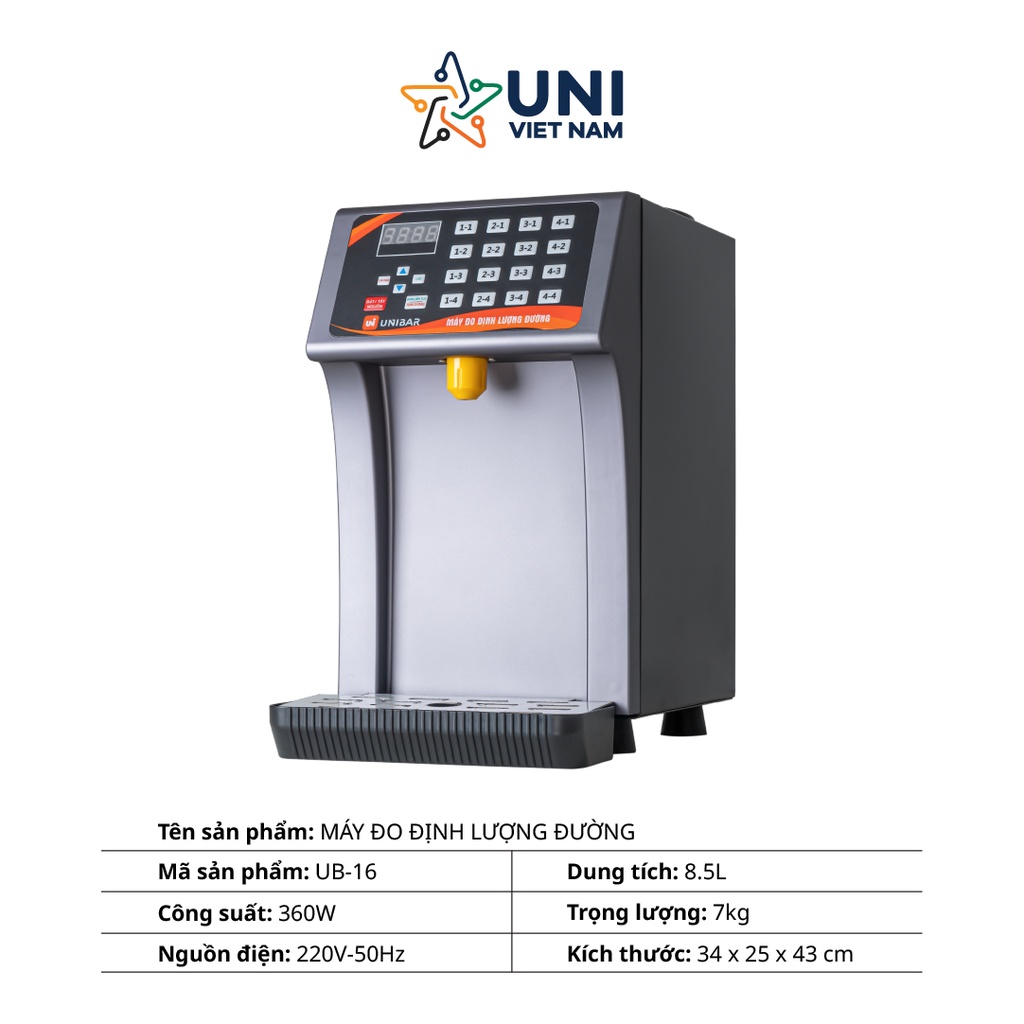 Máy định lượng đường Unibar UB-16