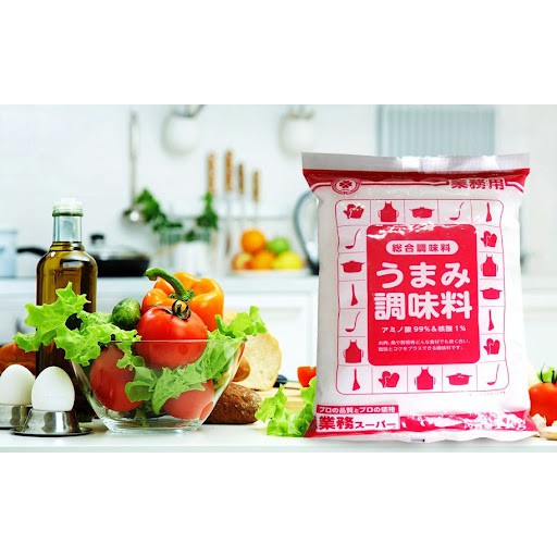 Mì chính Umami Kobe Bussan 1kg (Mì chính Umami 1kg) - hàng nội địa Nhật Bản