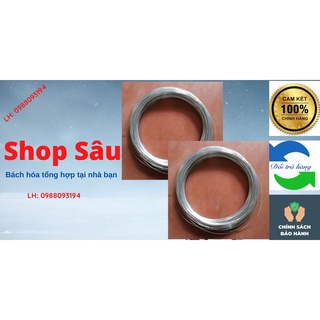 Dây thép uốn hoa giấy, cây cảnh 0.5li, 1li, 2li ... mạ kẽm