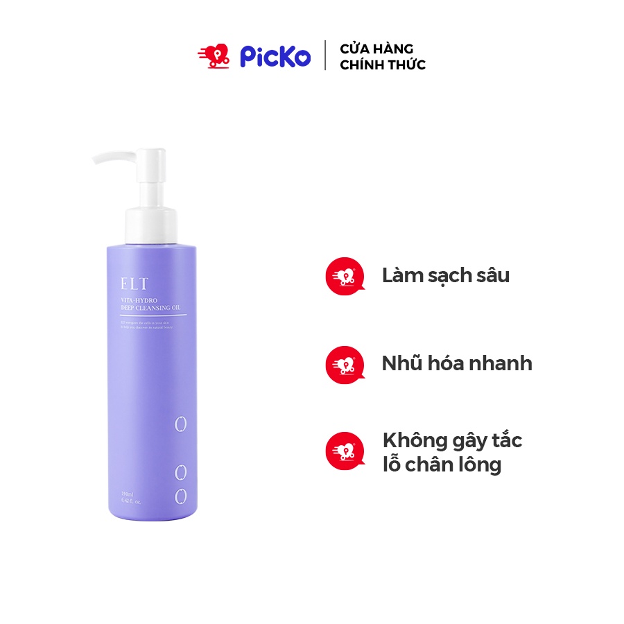 Dầu tẩy trang làm sạch sâu ELT Vita Hydro 190ml (ELT Vita Hydro Deep Cleansing Oil 190ml) PICKO