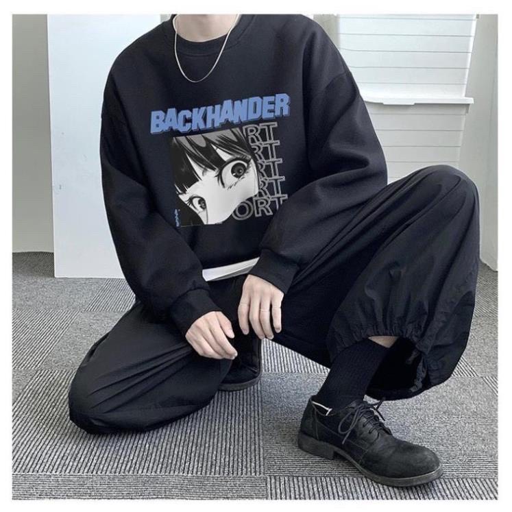 💥HOT 💥Sweater , áo nỉ form thụng rộng form Trung in hình BLACKHANDER cực đẹp cho nam nữ