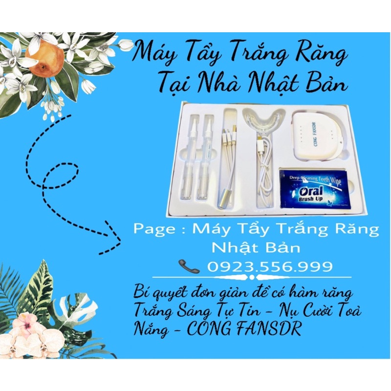 {SALE SỐC} MÁY TẨY TRẮNG RĂNG NHẬT BẢN - KHÔNG TRẮNG HOÀN TIỀN