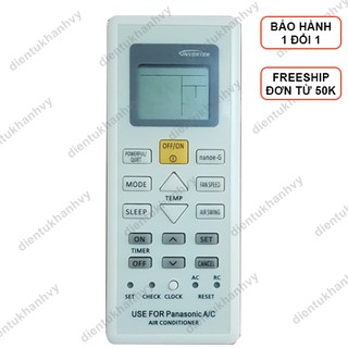 Remote Máy Lạnh Panasonic Inverter 2 Chiều Chất Lượng Cao