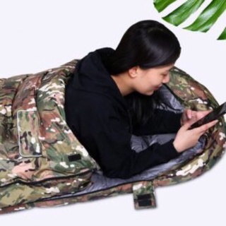Túi ngủ văn phòng du lịch họa tiết quân đội