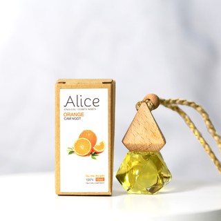 [ĐUỔI MUỖI] Tinh dầu Cam Ngọt treo Alice  10ml- Tinh dầu treo phòng/ tủ quần áo/ treo xe hơi chống say xe