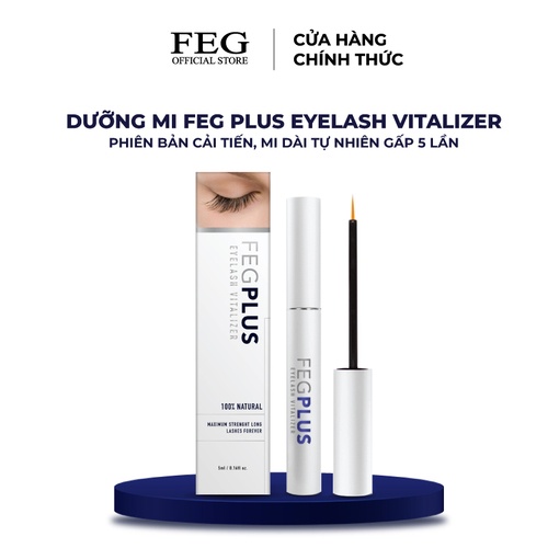 Dưỡng mi FEG Plus ban ngày tinh chất từ thiên nhiên dưỡng mi dài dày không gây thâm mắt