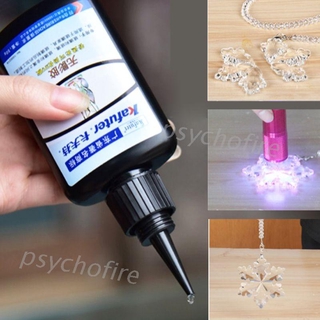 Keo dán thuỷ tinh trong suốt tự dính sấy khô bằng tia UV tiện dụng K 300 50ml