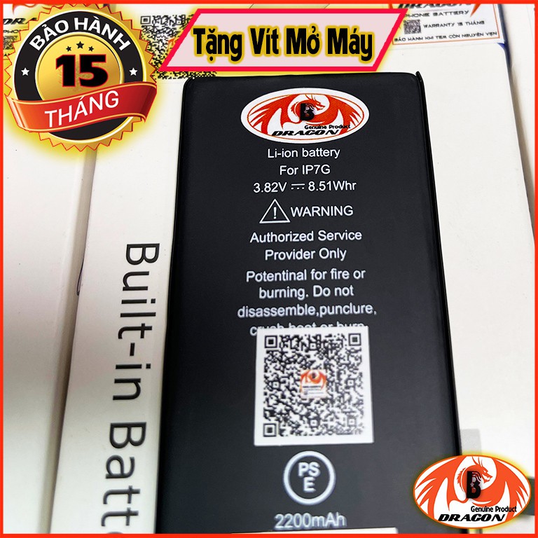 Pin iphone Dung Lượng Cao - B-Dragon Bh 12th - Pin Siêu Trâu cho iphone 5 6 6p 7 7p 8 8p x xmax