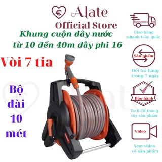 Bộ Rulo Cuộn Dây Nước, Khung Dây Tưới Cây, Sản Phẩm Chất Lượng Của Tonydx, Đầy Đủ Phụ Kiện, Dài 10-30m.