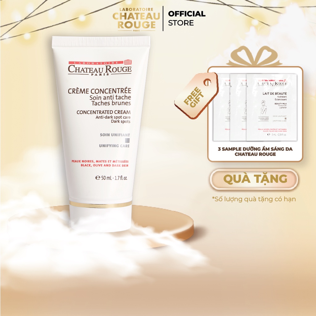 Kem dưỡng làm sáng và mờ đốm nâu Chateau Rouge - 50ML