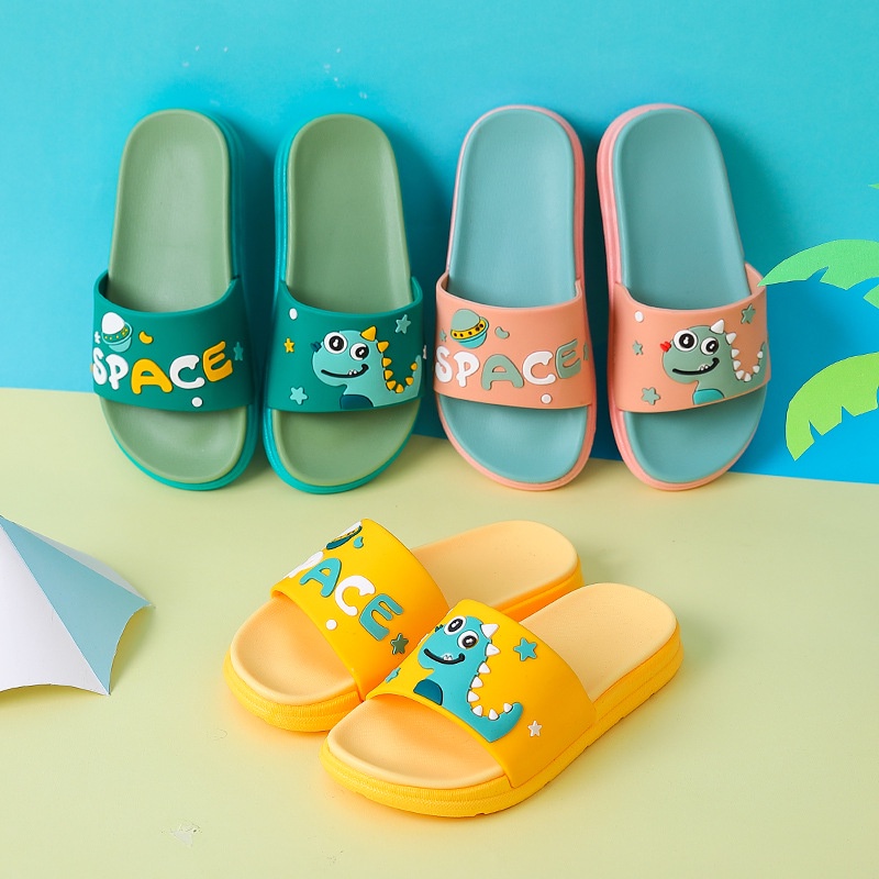 Dép Quai Ngang Đế Dày Chống Trượt Họa Tiết Hoạt Hình Dễ Thương TTG077