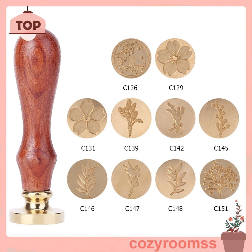 Con dấu cán gỗ họa tiết cổ điển độc đáo