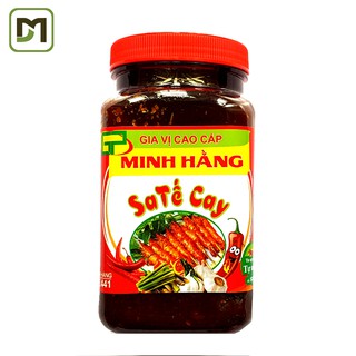 Hủ 500gr Sa tế Cay công thức nấu và nêm nếm ngon gia vị cao cấp Minh Hằng