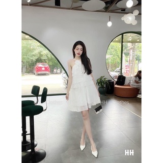 Đầm dây hoa Hồng