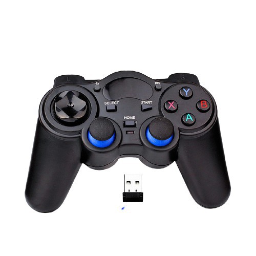 Tay cầm chơi game PC / Laptop / Điện Thoại / TV Android / TV Box - Tay cầm chơi game không dây USB Bluetooth 2.4G