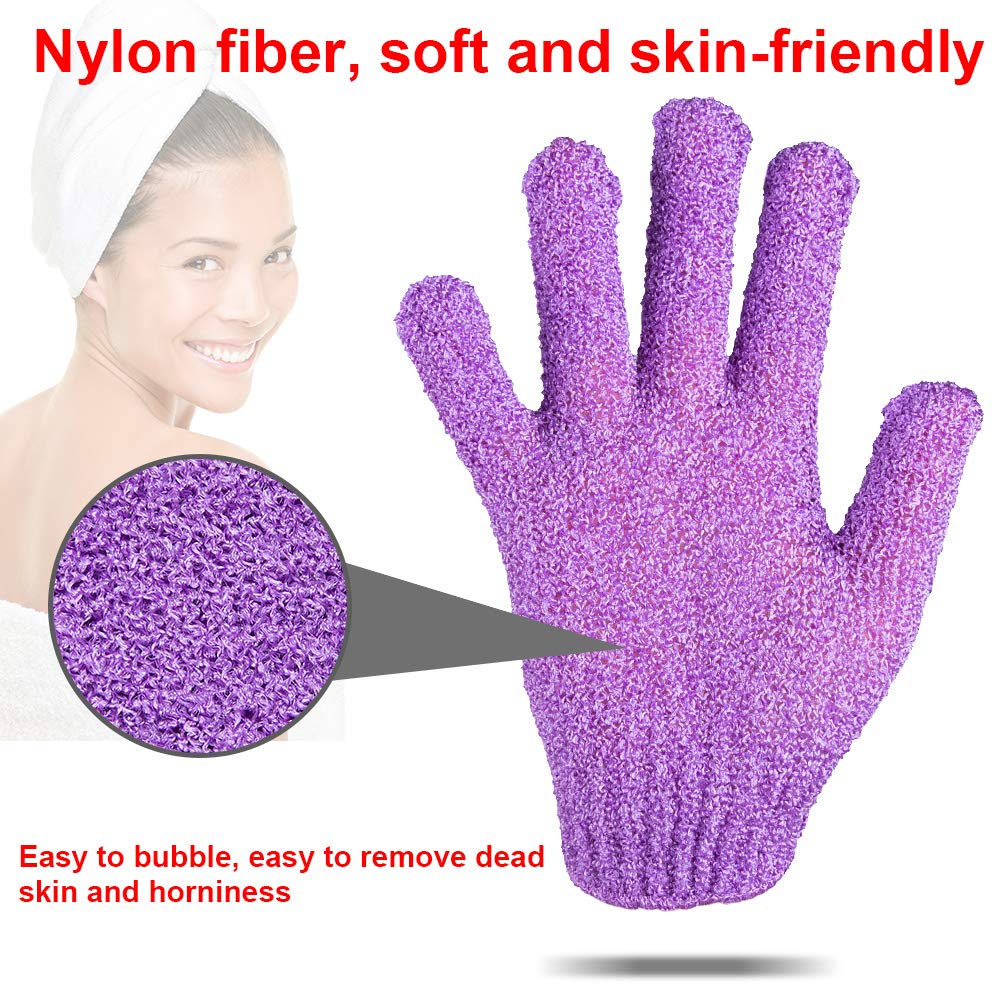 Găng Tay Tẩy Tế Bào Chết Bằng Polyester Tiện Dụng Khi Tắm