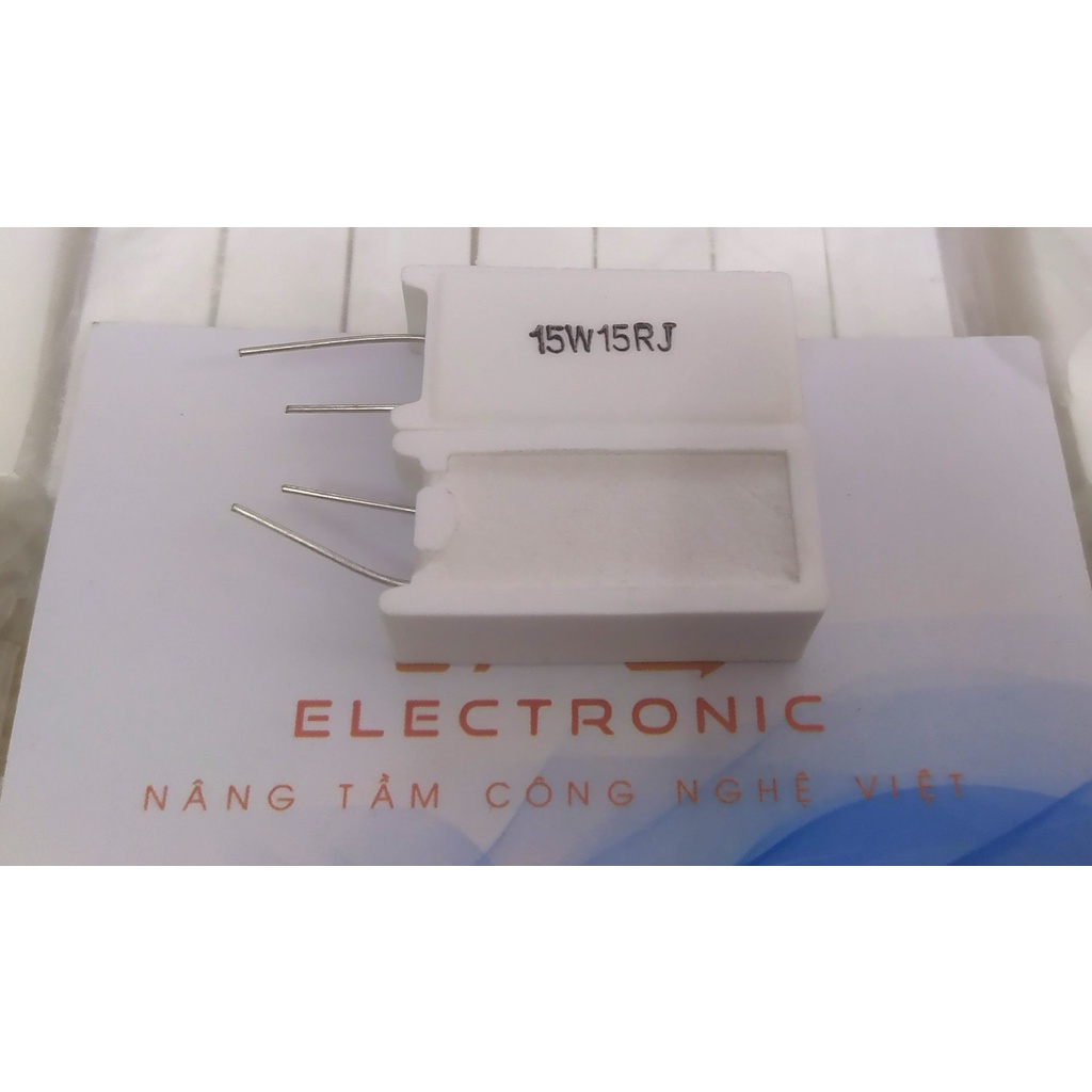 Điện trở sứ chân đứng 15r 15w G6-T4