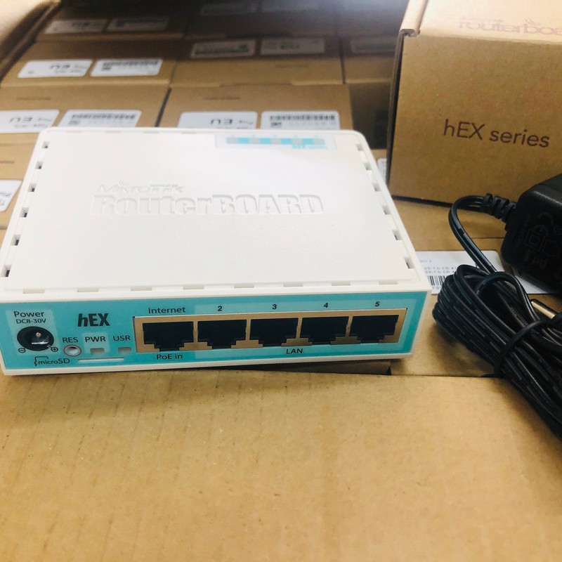 [Chính Hãng MIKROTIK] Router Cân Bằng Tải RB750Gr3 hex new fullbox - Subtel - GIÁ RẺ - chịu tải cao 100 - 120 kết nối