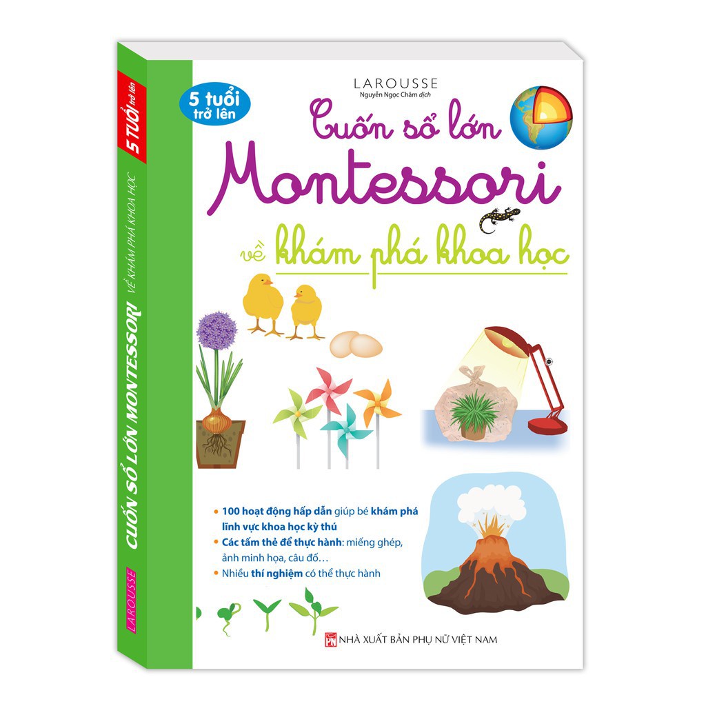 Sách - Combo 3 cuốn &quot; Cuốn sổ lớn Montessori &quot;